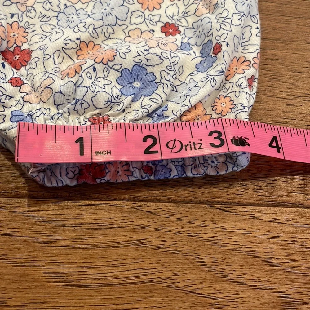 Baby Gap Girls Flowered One-Piece Romper - Size 0-3 Months